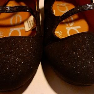 Bebe girl cute sparkly shoes